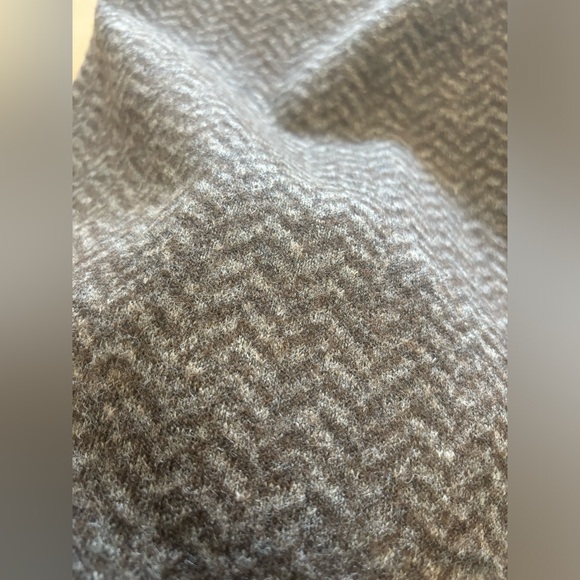 J Crew Wool Blend Skirt‎ Brown Herringbone Pull On Pockets Lined Sz 6 - Picture 13 of 15